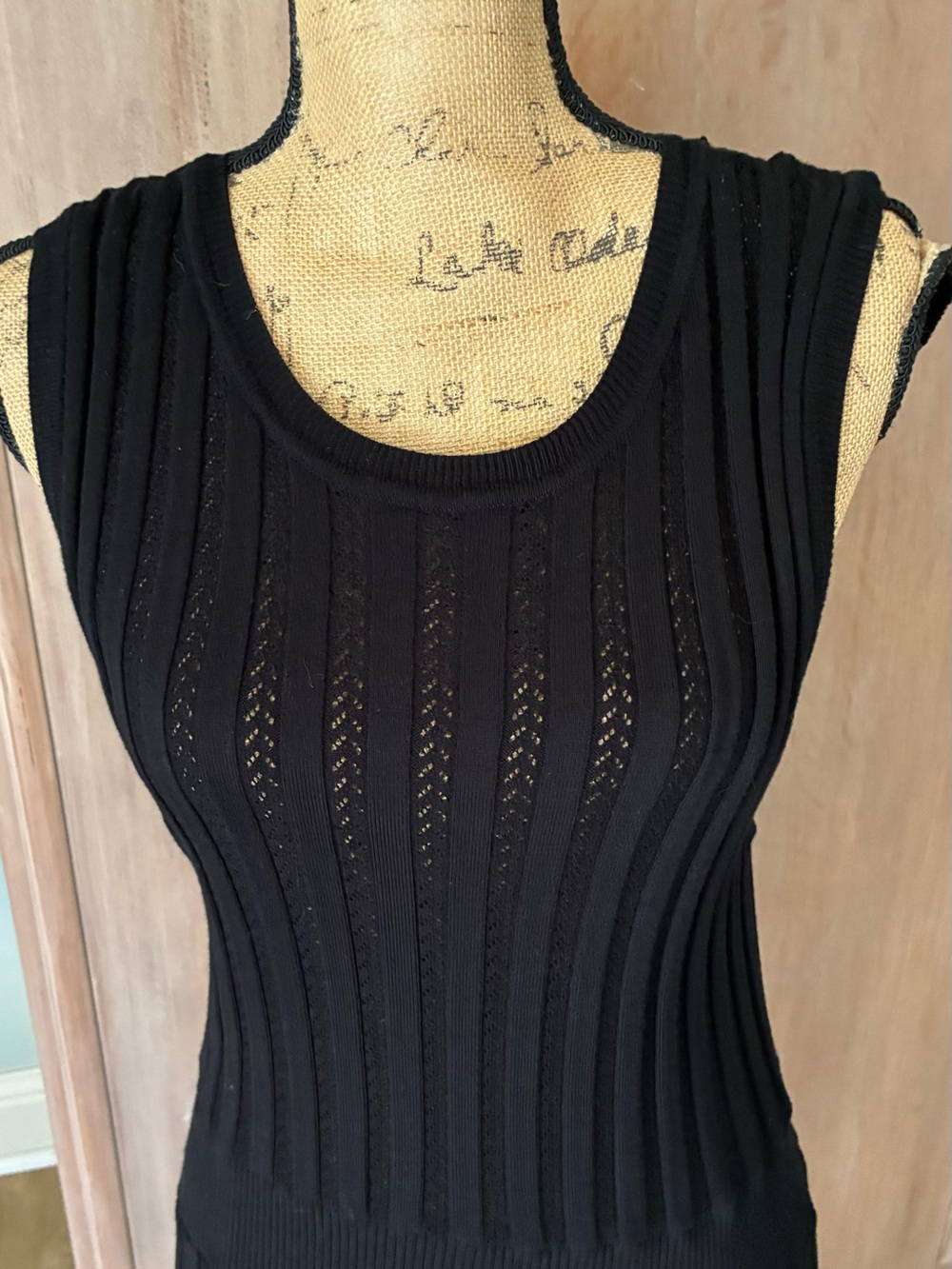 NWT Varley Florian Dress black knit maxi rich mom quiet luxury capsule L - Picture 10 of 16